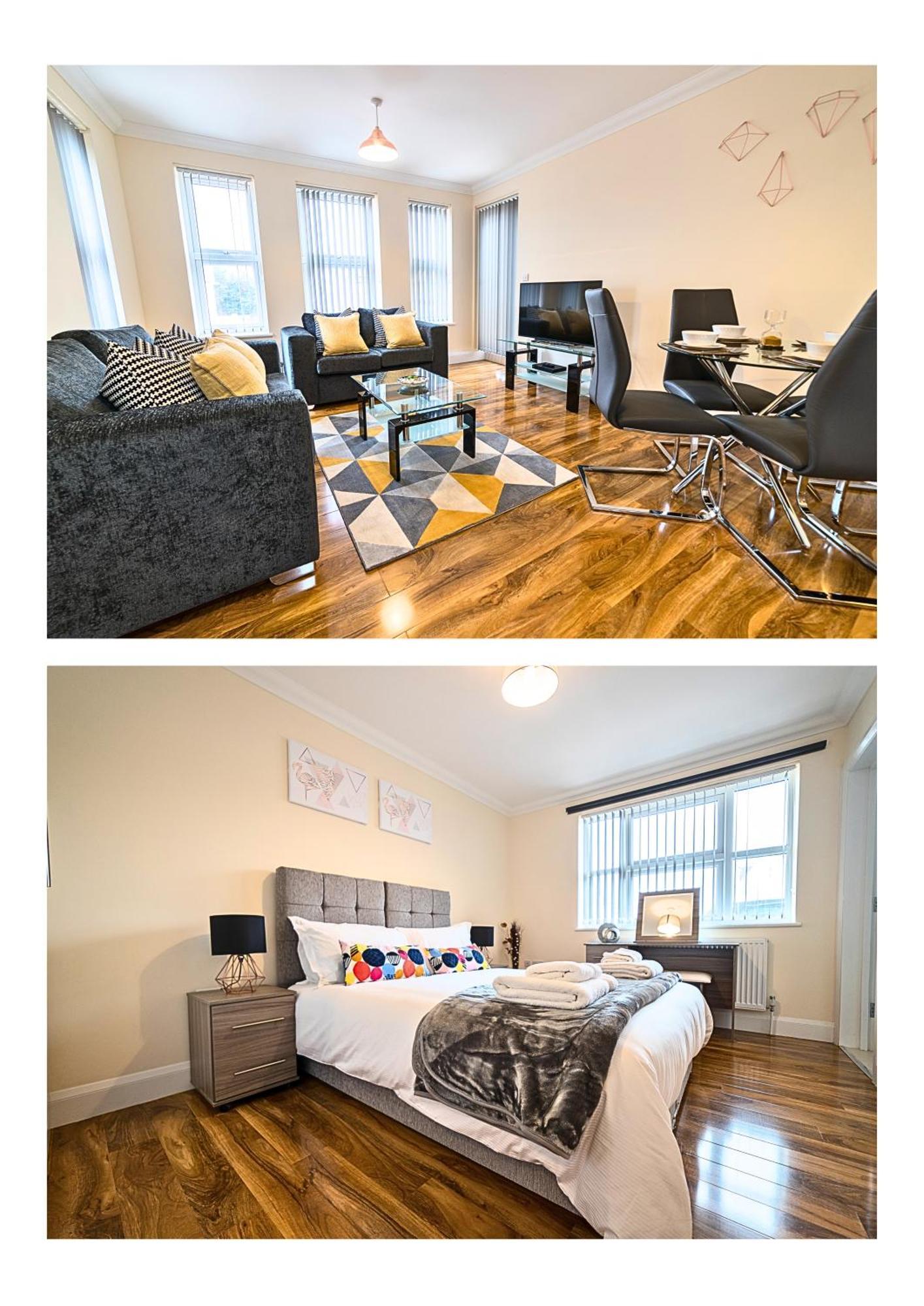 Heathrow Rare Find 2 Bedroom Plus 2 Bathroom Flat - Sleeps 6- Free Parking- Close To Heathrow Terminals-Quiet Development ستانويل المظهر الخارجي الصورة